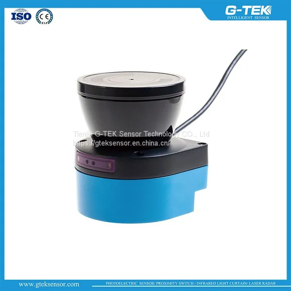 Laser Lidar Sensor for Industry Robot with Wide Range Angle