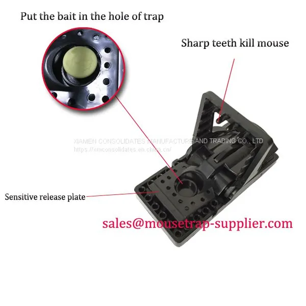 Humane Plastic Quick Catch Mouse Rat Snap Trap Rodent Killer photo-4