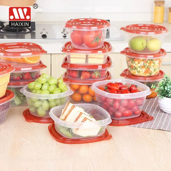 Hot Selling Plastic Food Storage Microwave-safe Base Freezer Dishwasher Safe BPA Free 1400ml Container photo-4
