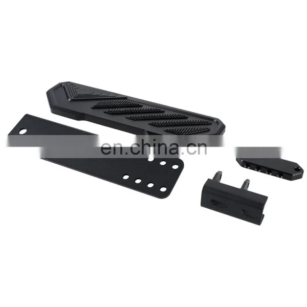 Aluminum Black Foot Rest Pedal for Jeep Wrangler JL 18+ Peg Board 4x4 Accessory Maiker Manufacturer photo-2