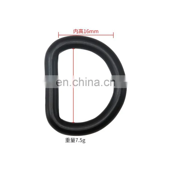 Black Silver Gold 1 Inch Custom Leather Handbag D-Ring Shape Metal D Ring Buckle For Handbags Belt photo-4