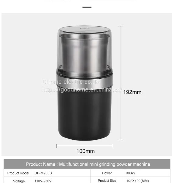 110V220V Coffee Grinder Electric Small Pulverizer（Wechat:13510231336）