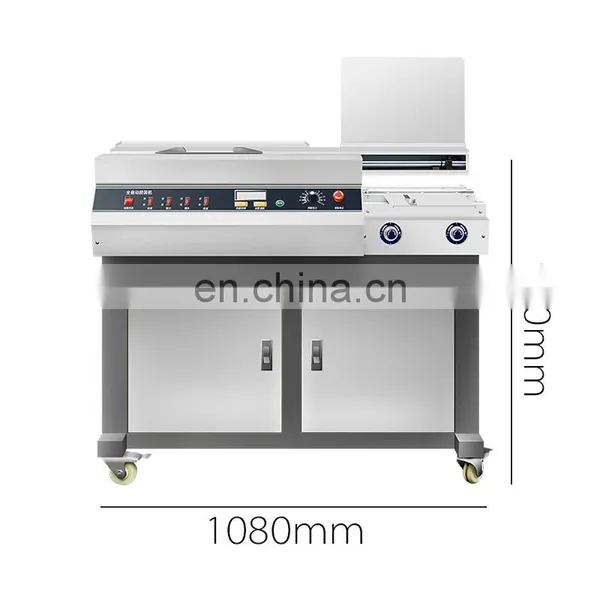 Binding Machine Paper Binding Machine With LCD Screen 55mm Wireless Book Glue Binding Machine photo-3