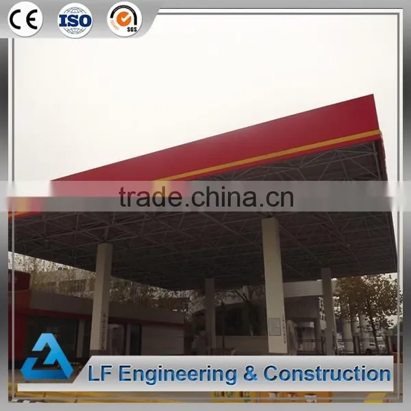 2016 New Portal Frame Steel Structure for Shell Gas Station photo-5