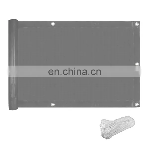 0.9m*6m Balkonbespannung PVC Sichtschutz Balkonverkleidung Balkon Zaun Sonnenschutz photo-2