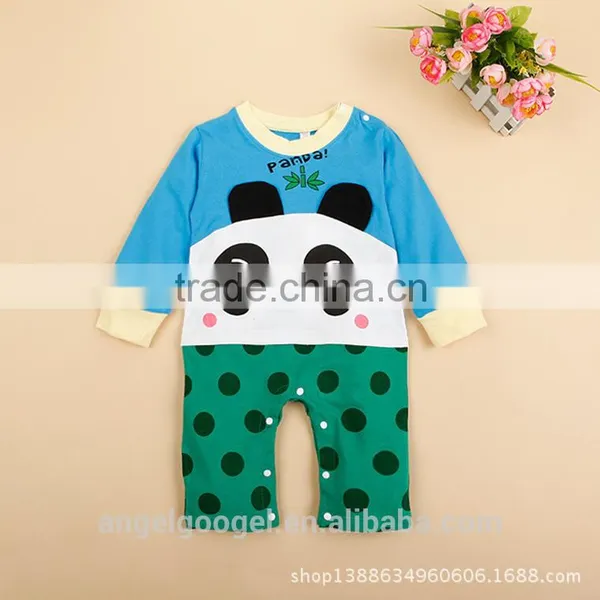 Wholesale Fairy Cartoon Toddlers Baby Romper Climbing Clothes Print Animal Bear Dogs Lions Rabbits & Pandas AG-LA0021 photo-6