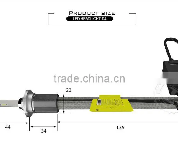 Factory Wholesale Car Accessories R4 D4C D1S D2S D3S D4S Led Headlight Kit Bulb 80W 9600LM 12V-24V photo-4