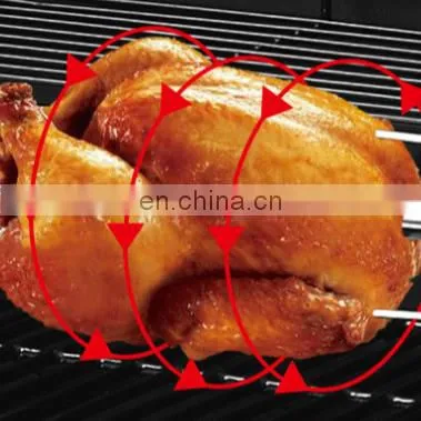 Charcoal and Gas Are Used in a Barbecue Oven Charcoal &gas Double Use Barbecue Oven
