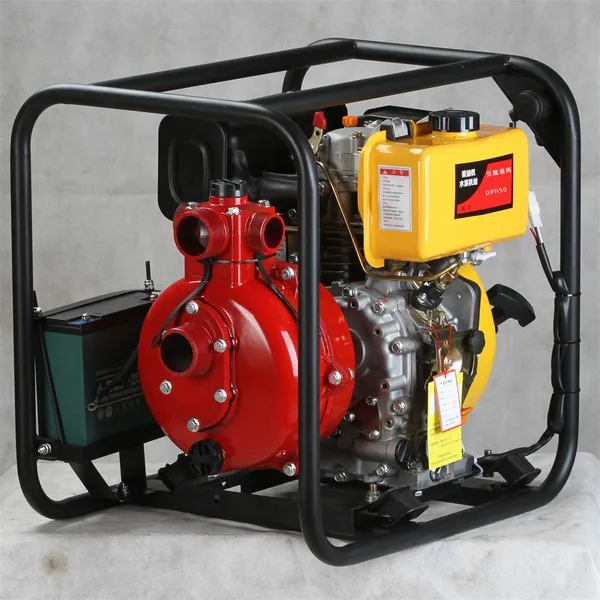 1.5 Inch Diesel High Pressure Water Pump, Air-cooled Diesel Engine for Fire Fighting & Water Lifting