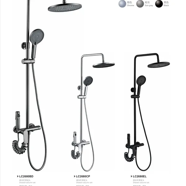 Temperature Stability Water-saving Effect Excellent Material Easy Installation Thermostatic Shower Set Series photo-2