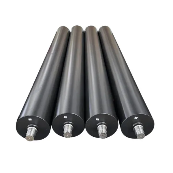 Wear Resistant conveyor Nylon Rollers roller for Wastewater Sludge Treatment Equipment