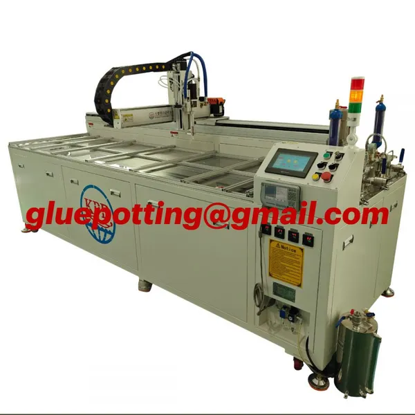 Polyurethane Epoxy and Silicone-Based Potting Compounds Mixing and Dispensing Machine for Sensors and Junction Box photo-3