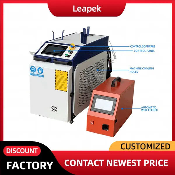 Portable Handheld Laser Welding Machine / Fiber Laser Welding Machine for Iron Steel Welding photo-3