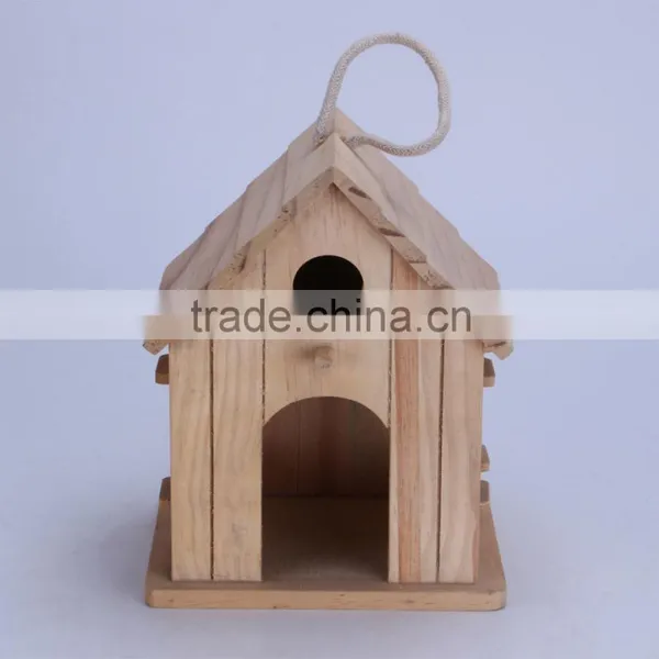 Factory Directly Hot Sale Wooden Imitation Style Bird House Bird Cage photo-2