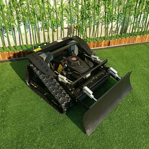 Loncin Industrial Single Cylinder Gasoline Engine Rubber Track Grass Cutter Remote Control Travel Speed 0~6Km/H