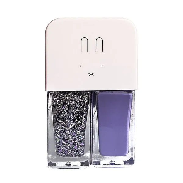 Twin-Pack Nail Polish No-Bake Non-Peelable Quick-Drying Oil-Based Matte Finish Affordable Protective and High-Texture Nail Art photo-4