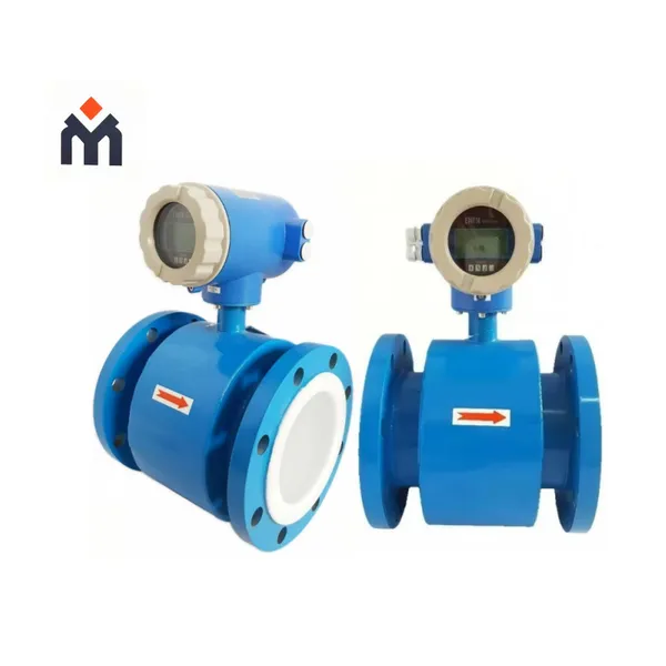 Digital Flanged Thread Tri-Clamp Liquid Magnetic Flow Meter for Water photo-2