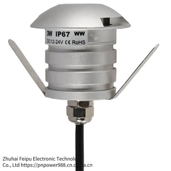 pn Power Led Double-sided Illuminated In-ground Lights Pndm-3w-q Turtle-back Lights photo-2