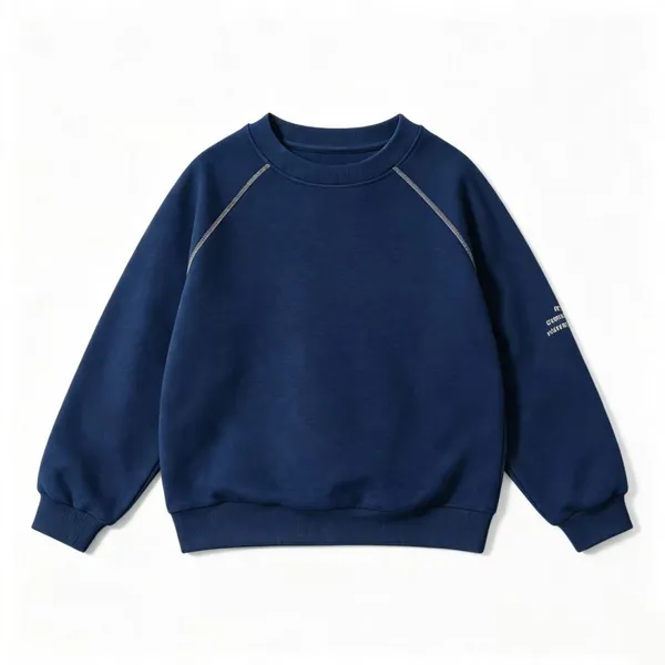 Kids' Crew Neck Sweatshirt Product Description