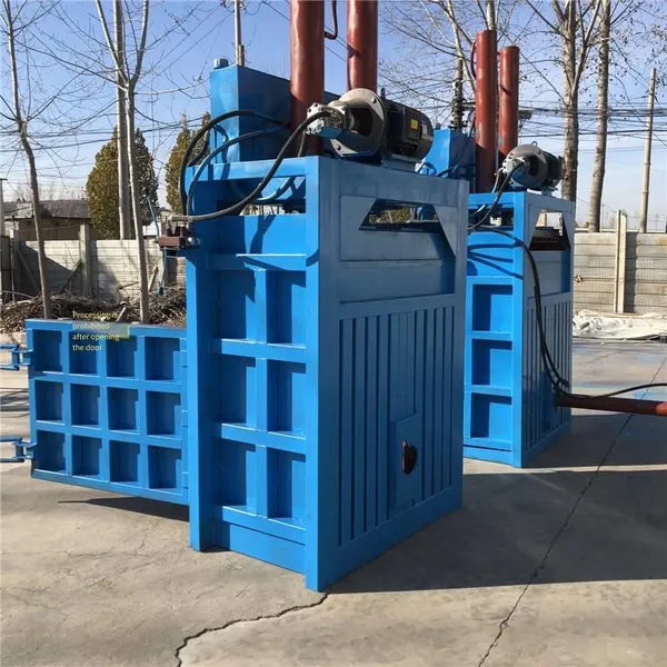 Vertical Stone Cage Net Compression Hydraulic Press, Gabion Net Packing Machine, Enlarged-size Wire Mesh Bundling Machine photo-3