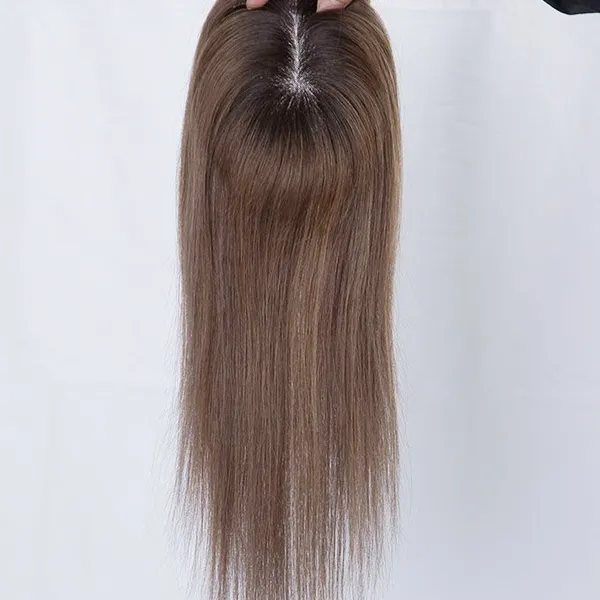 Findingdream Medium Brown Remy Hair Topper photo-2