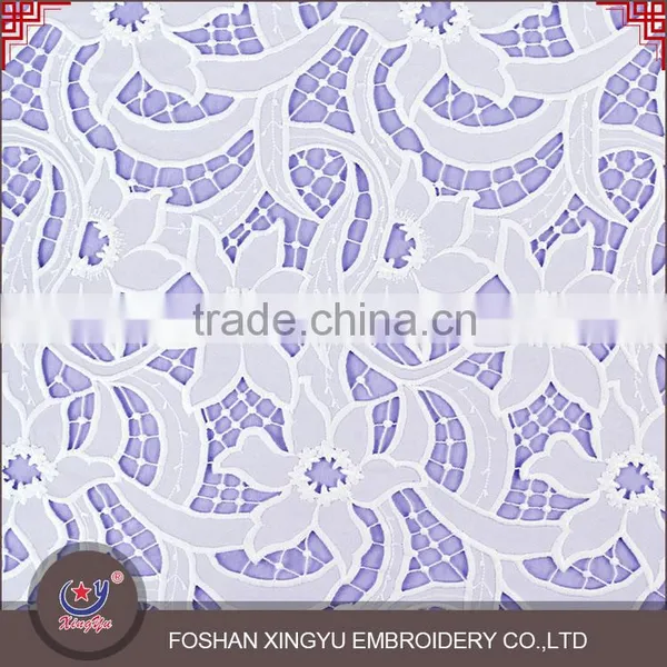 New Special Design Best Price Fashion Water Soluble Lace Fabric for Curtain/bridal Supplier's Choice photo-2