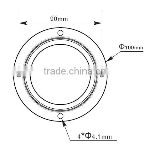 92mm 100W 120W 150W COB LED Optical Glass Lens photo-4