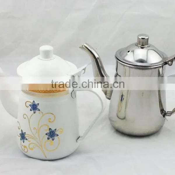 Stainless Steel Coffee Jar Milk Jar With Decor 1.2L 1.6L photo-3