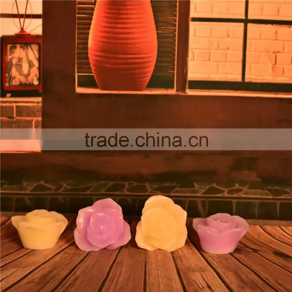 Craved Lantern Shaped Flameless Waterproof Battery Operated Led Floating Candle photo-5