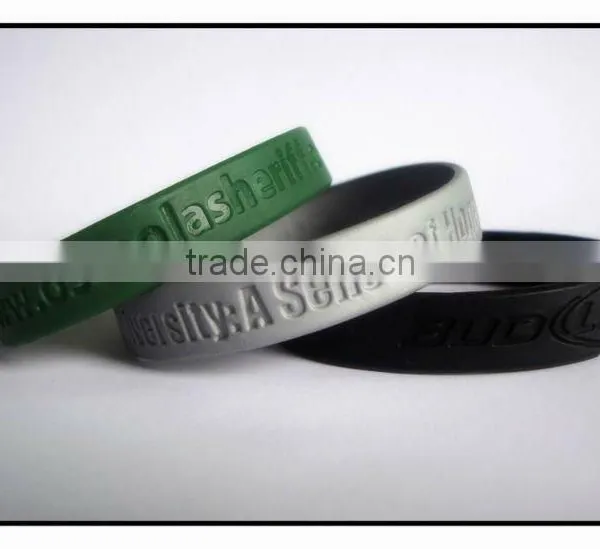 Fashion High Quality Printed Healthy Silicone Bracelets