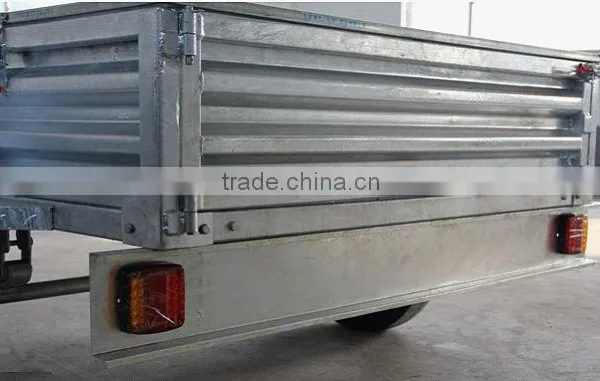 8x5FT Heavy Duty Hot Dipped Galvanized Tandem Box Trailer, Utility Trailer photo-6