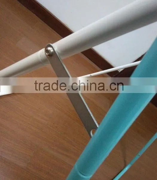 China Supplier Folding Steel Clothes Stand To Hang Clothes photo-3