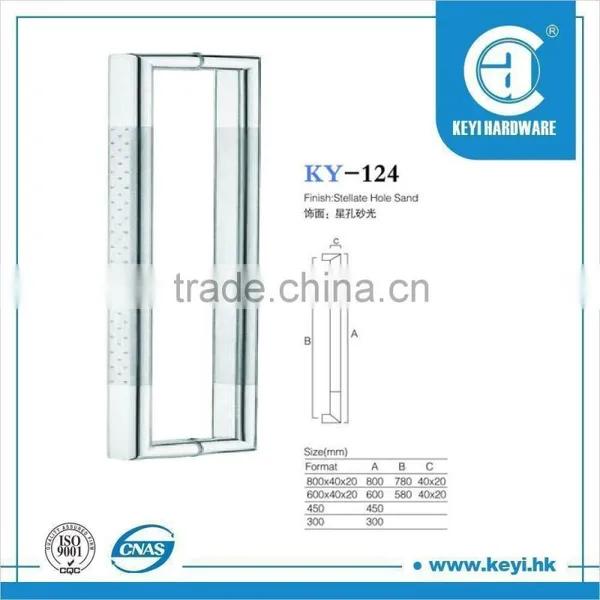 Manufacturer New Design Stainless Steel Tube Hollow Modern Door Pull Handle for Commercial Door photo-6