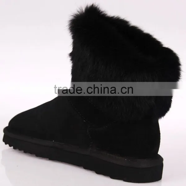 HFUGG Womens Snow Boots Shiny Snow Boots photo-5