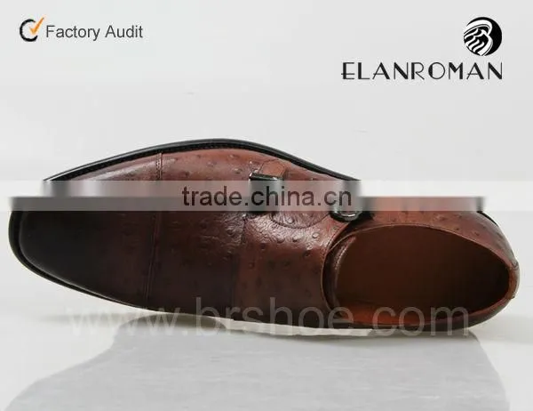 Italian Style Double Monk-strap Soft Genuine Leather Dress Shoes Quality Choice photo-3