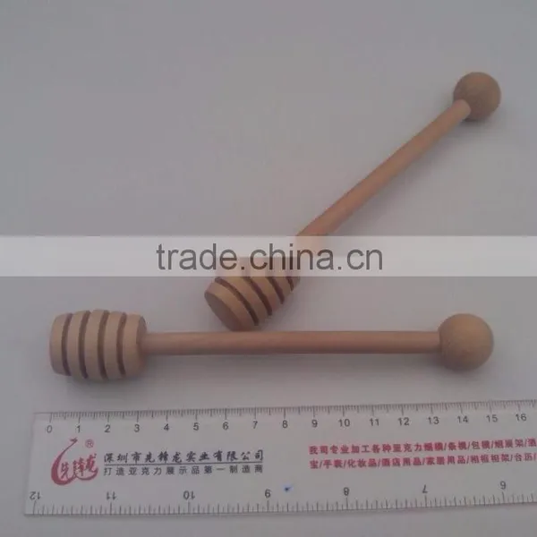 Long Wooden Honey Dipper photo-4