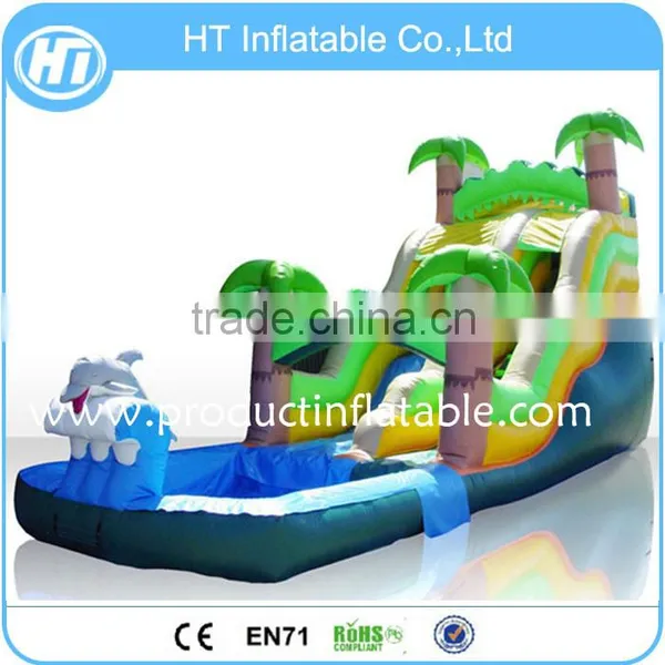 Inflatable Jungle Slide Children Outdoor Playground Big Slide For Sale