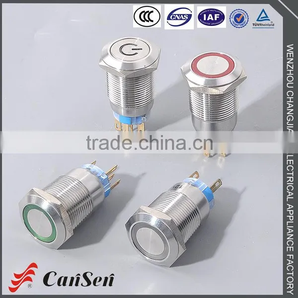 1NO1NC/2NO2NC (LED)Ring Illuminated 19m Tact Switch photo-4