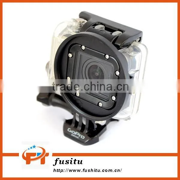 Shackle Black 58mm Aluminum Alloy UV Lens Filter Ring Adapter For GoPro Hero 3/3+ photo-4