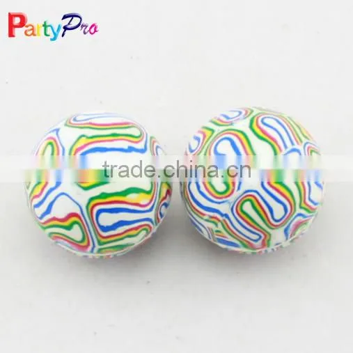 2016 Hot Selling Economic Striated Custom Printed Bouncy Balls photo-2
