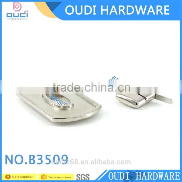 Round Aquare 53*32mm Bag Accessories Turn Lock, photo-3