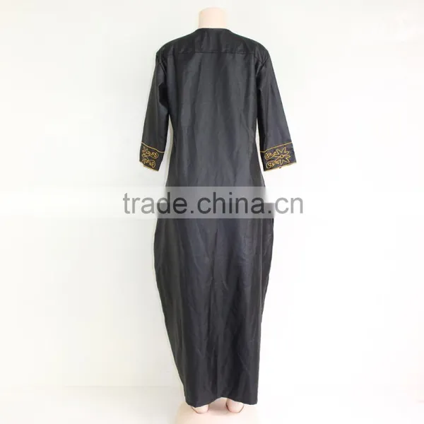 Wholesale Xxxxl Women Plus Size Clothing Indian Emboridered Black Dress New Clothes Arrive 2016 Quality Choice photo-3
