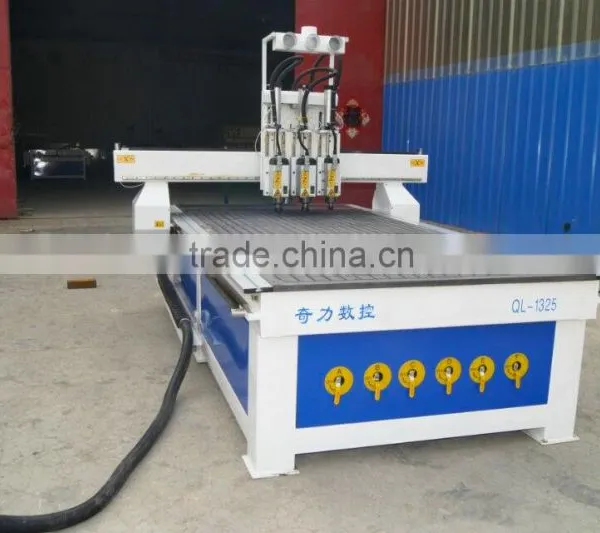 QL-1325 CNC Router for Small Business Three-head ATC China 3d Wood Door Cnc Router for Sale photo-2