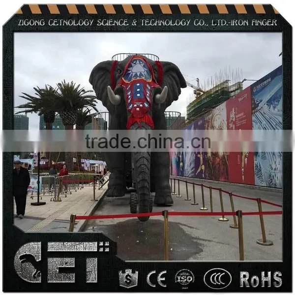Walking Animatronic Elephant Riding Mechanical Elephant for Commercial Exhibition photo-6