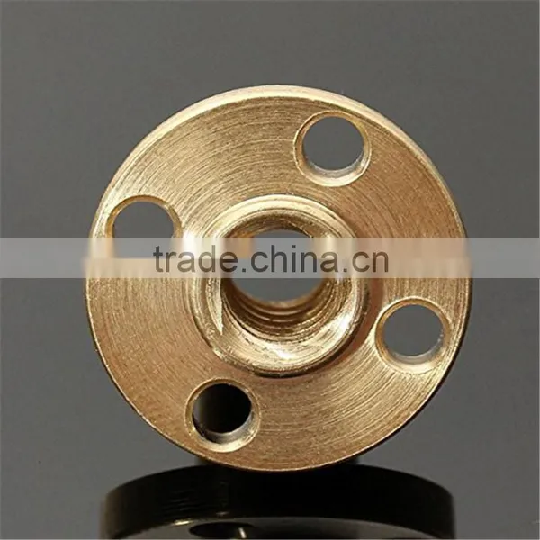 Brass Flange Cap Nut Copper for Z Axis Lead Screw 8mm 1-Start Screw CNC 3D Printer Reprap Prusa i3 DIY Kit 3dprinter Accessory photo-4