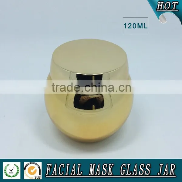 100ml Gold Plating Glass Cosmetics Jar photo-5