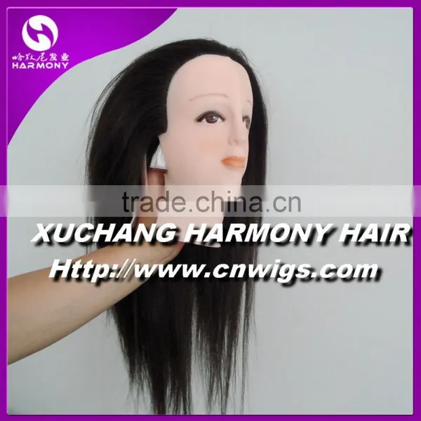 QUALITY STOCK 100% Human Hair Training Doll Head Brown and Blonde Color Can be Curled and Straightenned and Dye Quality Choice photo-5