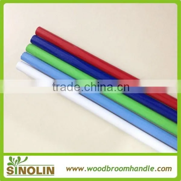 SINOLIN Wood Handle With Metal Broom Handle Metal,long Handle With Metal Thread for Brooms photo-4