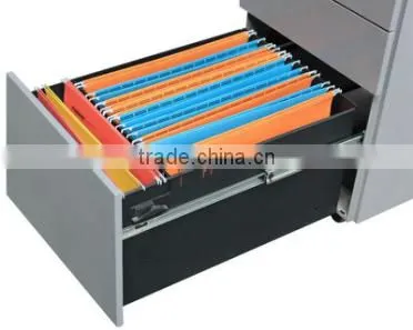 3 Drawer Steel Mobile Storage Cabinet Under Desk Pedestal photo-6