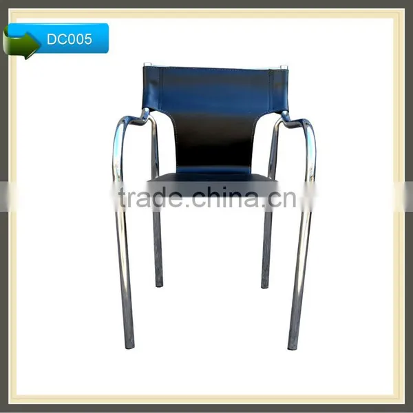 Dining Chair Leather Metal pu Chair Barcelona Dining Chair